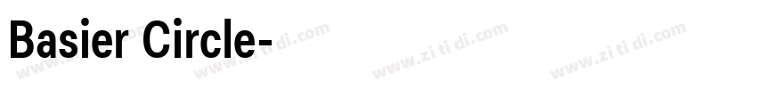 Basier Circle字体转换 Basier Circle字体转换